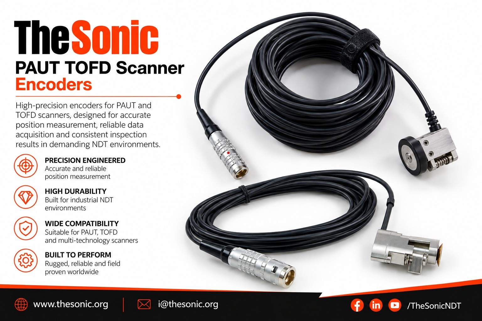 PAUT / TOFD Scanner Encoders