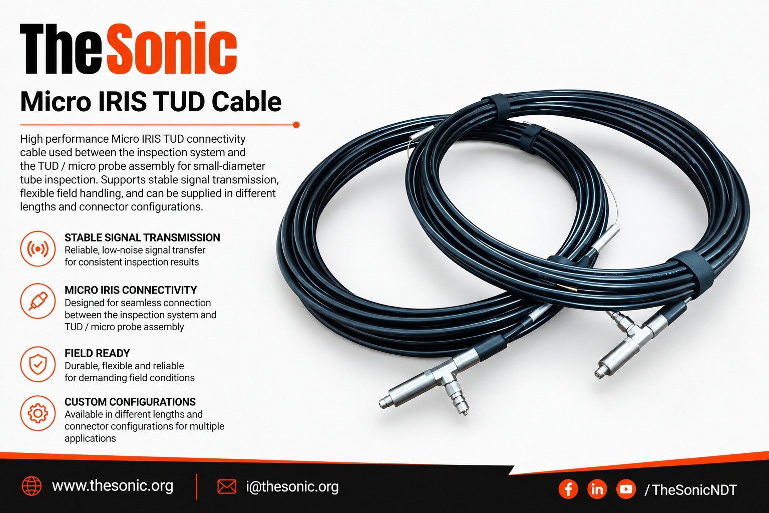 Micro IRIS TUD Cable