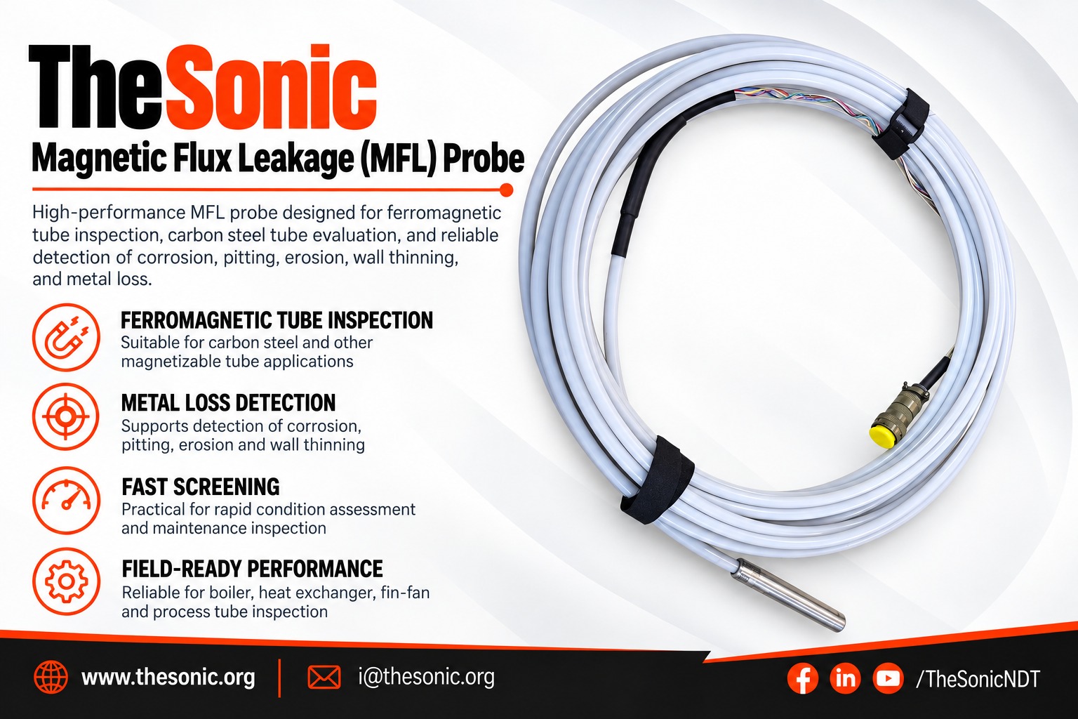 Magnetic Flux Leakage (MFL) Probe